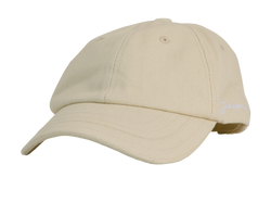 Jacquemus La Casquette Cap, Cotton, Cream, Sz 58, 3*